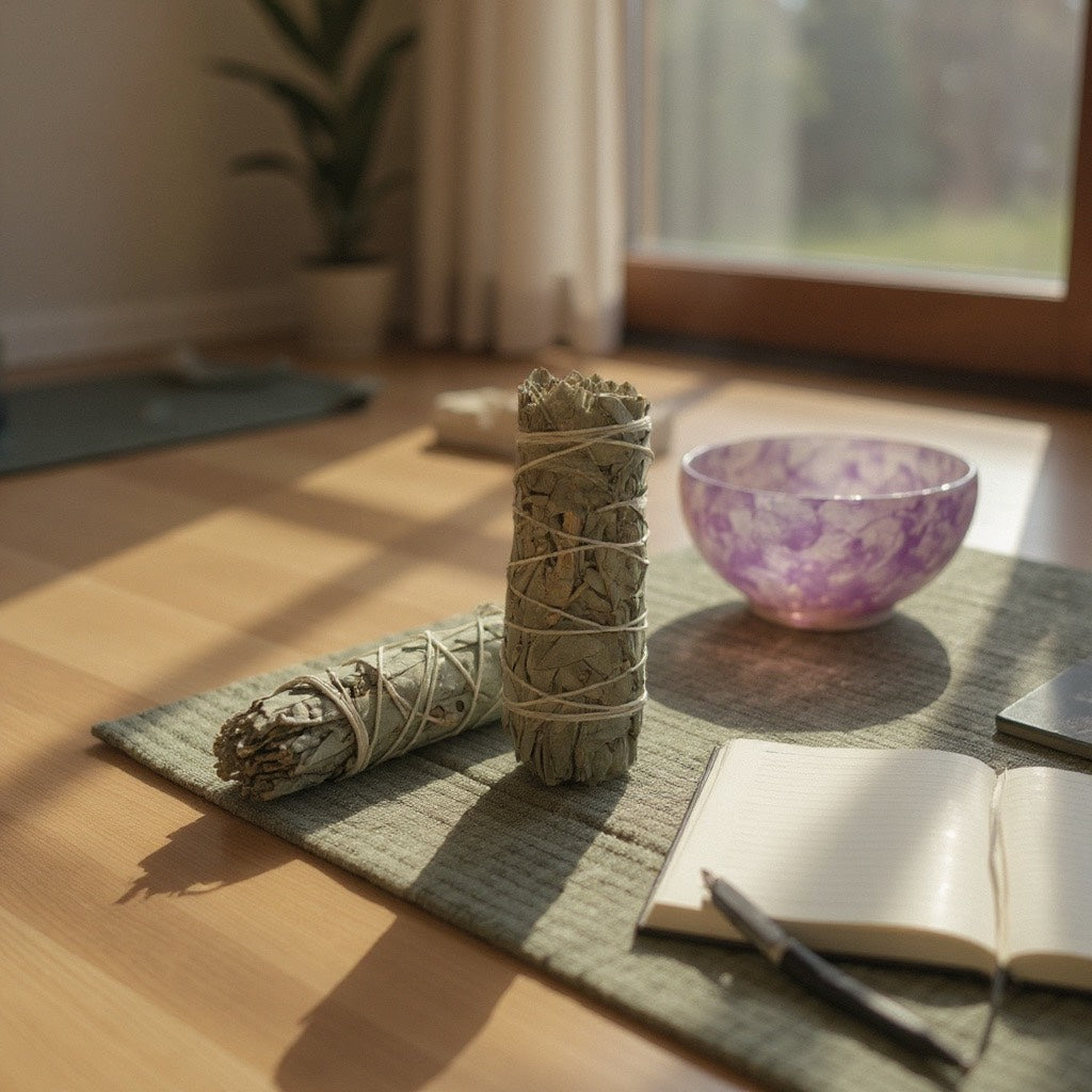 Organic California White Sage Smudge Stick – Hand-Harvested, Sun-Dried, Ritual Grade.