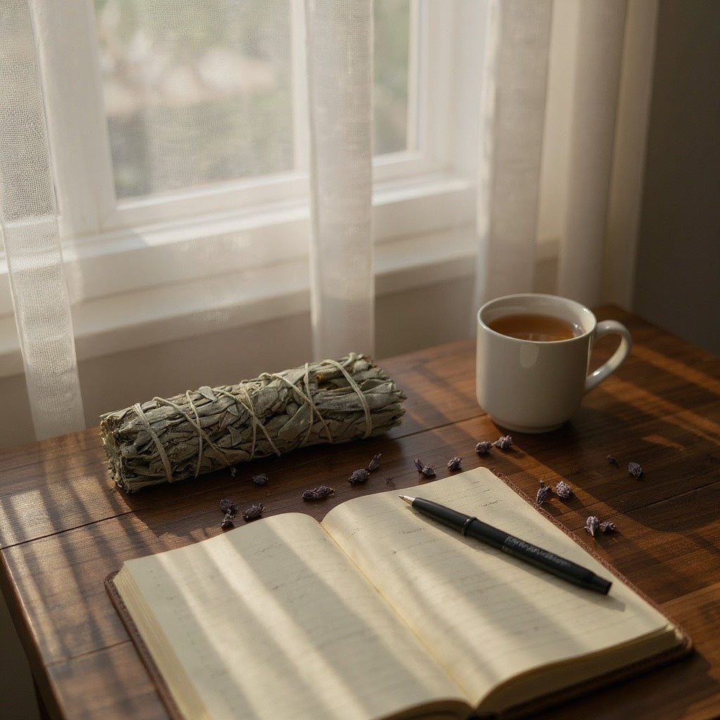 Organic California White Sage Smudge Stick – Hand-Harvested, Sun-Dried, Ritual Grade.