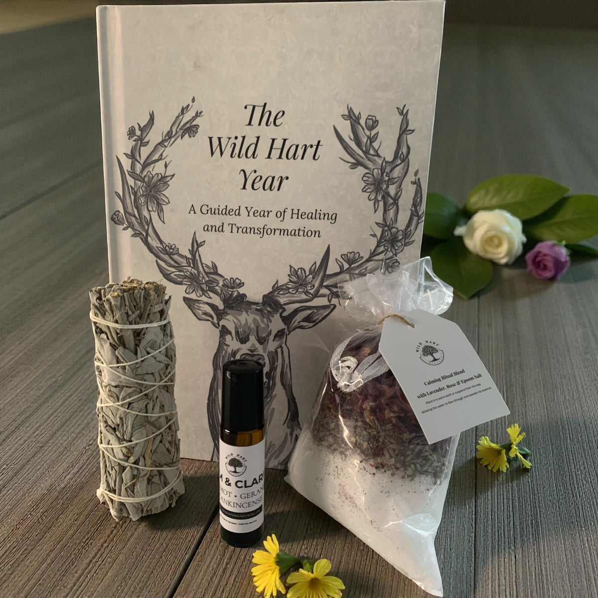 Herbal Bath Soak | Calming Ritual Blend with Lavender, Rose & Epsom Salt